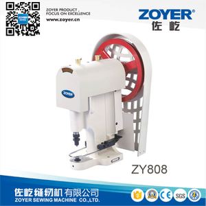 Zy808 Zoyer Snap Button Anexando máquina com correia