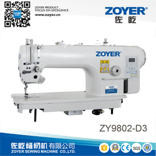 ZY9802-D3 Zoyer Direct Drive Auto Trimmer Lockstitch Máquina de costura (material de alimentação de agulha)
